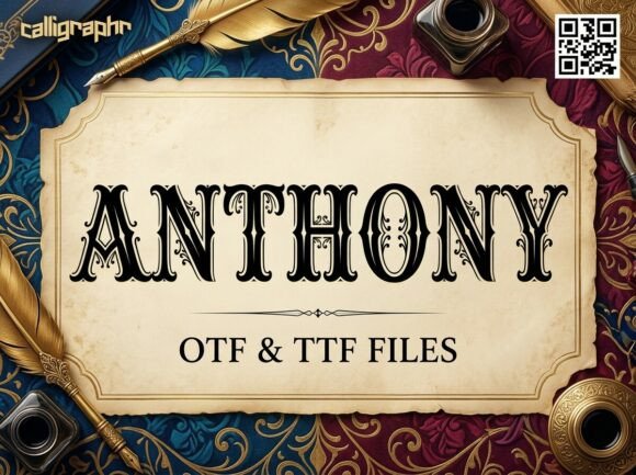 Anthony: A Display Font That Demands the Spotlight