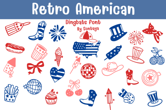 Capturing Vintage Charm: The Retro American Font Collection