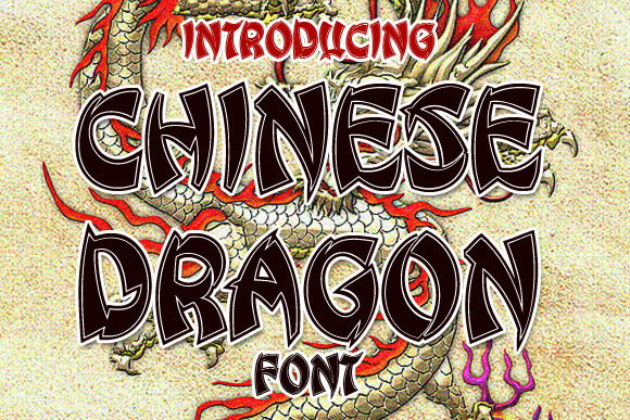 Chinese Dragon: A Bold Typeface for Unforgettable Branding