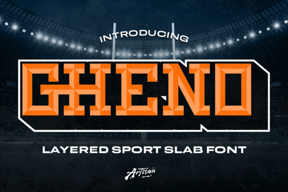 Gheno: The Bold Slab Serif for Modern Sports Design