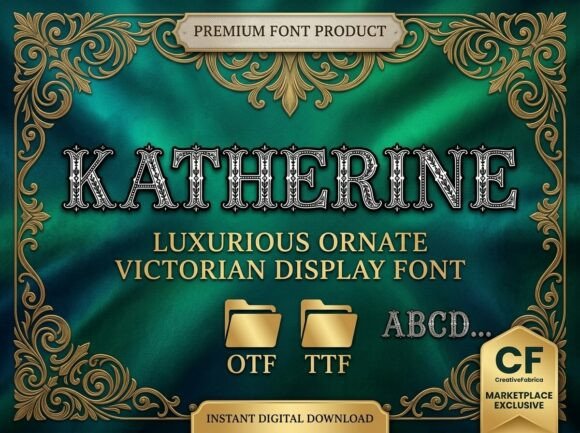 Katherine: A Display Font for Unforgettable Branding