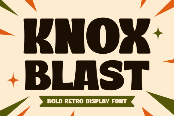 Knox Blast: A Retro Display Font with Modern Punch