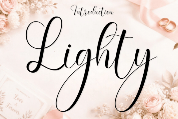 Lighty: A Modern Handwritten Script Font