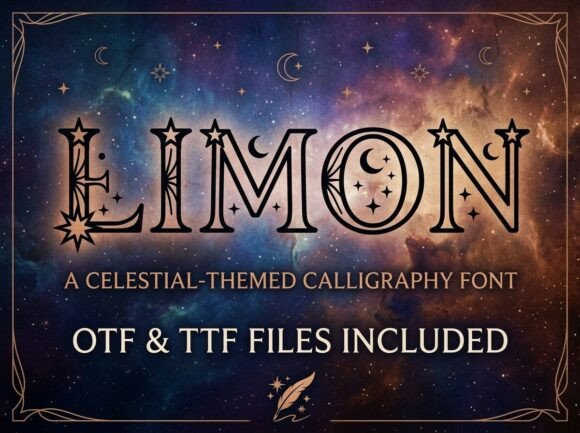 Limon: A Celestial Display Serif for Dreamers