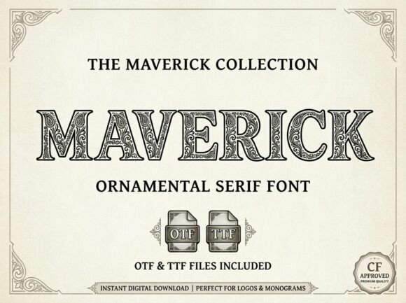 Maverick: A Bold Typeface for Headlines