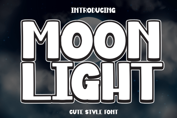 Moon Light: A Cosmic Display Font for Bold Creators