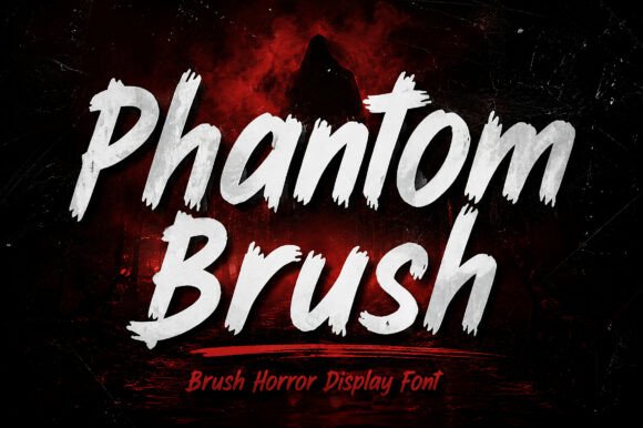 Phantom Brush: Raw Horror Font for Bold Designs