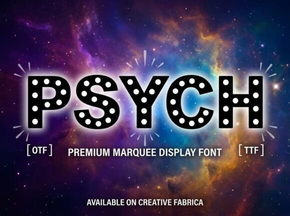Psych: The Retro-Modern Display Typeface That Steals the Show