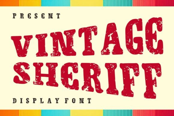 Vintage Sheriff: Bringing Bold Western Character to Your Designs