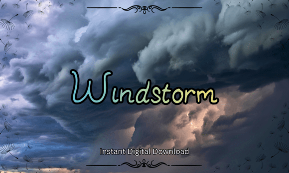 Windstorm Font: Capturing the Energy of Nature in Your Designs